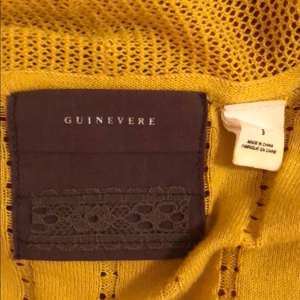 Guinevere Anthropologie Open Cardigan